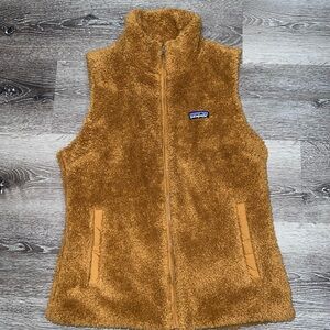 Patagonia Golden Brown Sherpa Fleece Vest